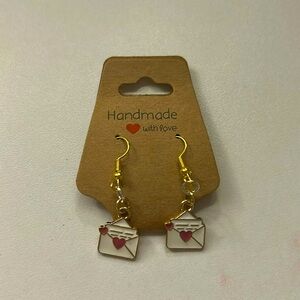 Envelope earrings